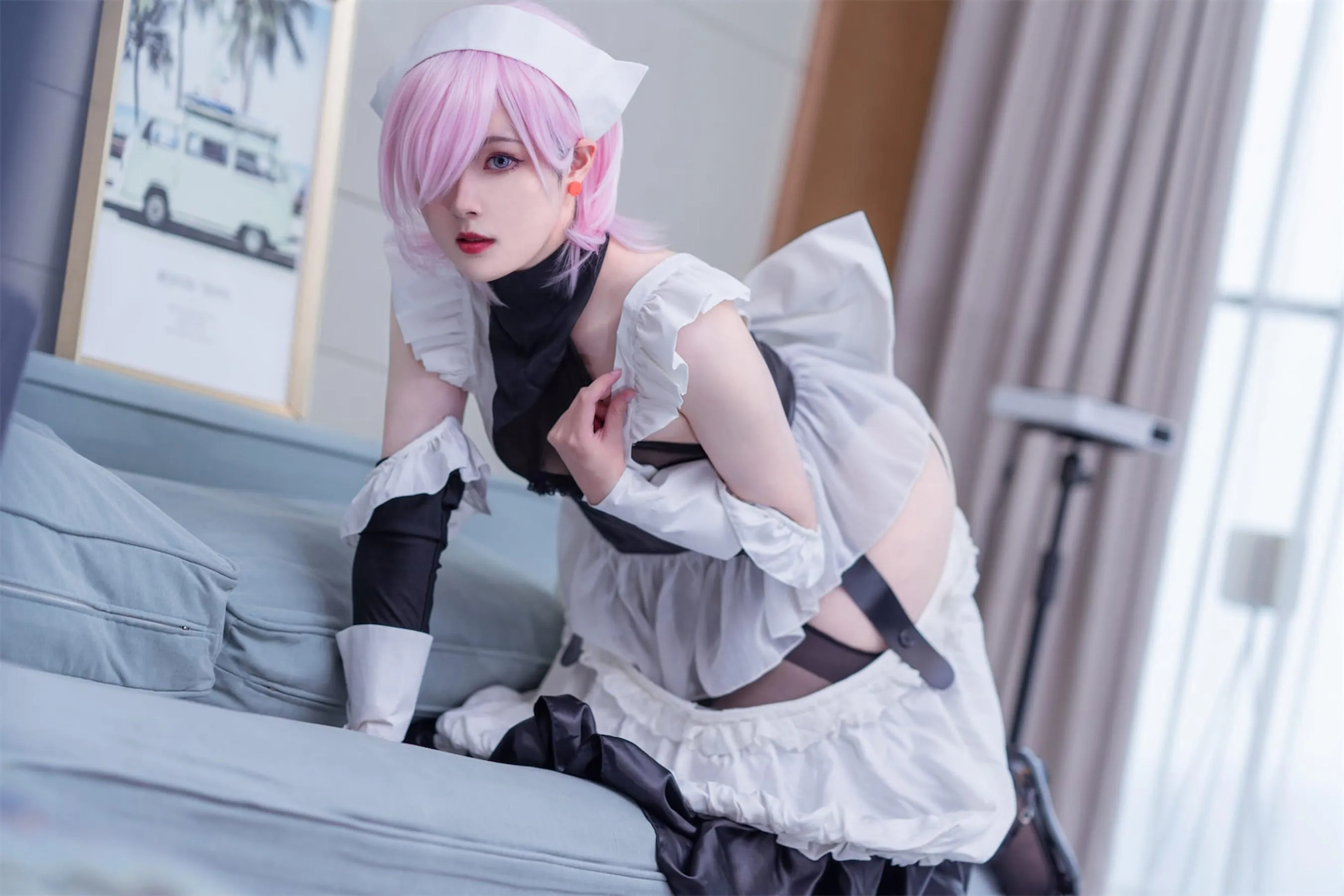Natsuko夏夏子 – NO.17 宫本武藏女仆 [39P]插图2